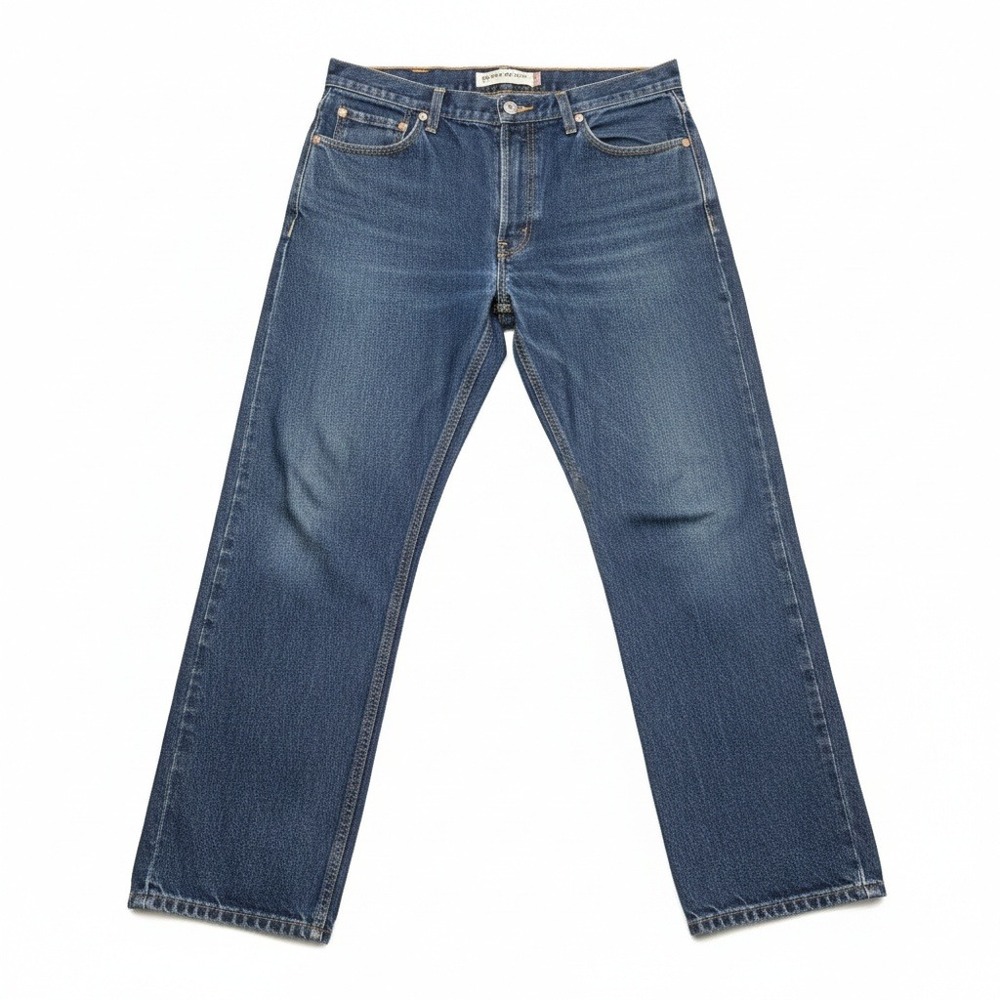 Levi's 505 Regular Fit Jeans Men's 36x30 Blue Denim Stonewash 100% Cotton Mexico